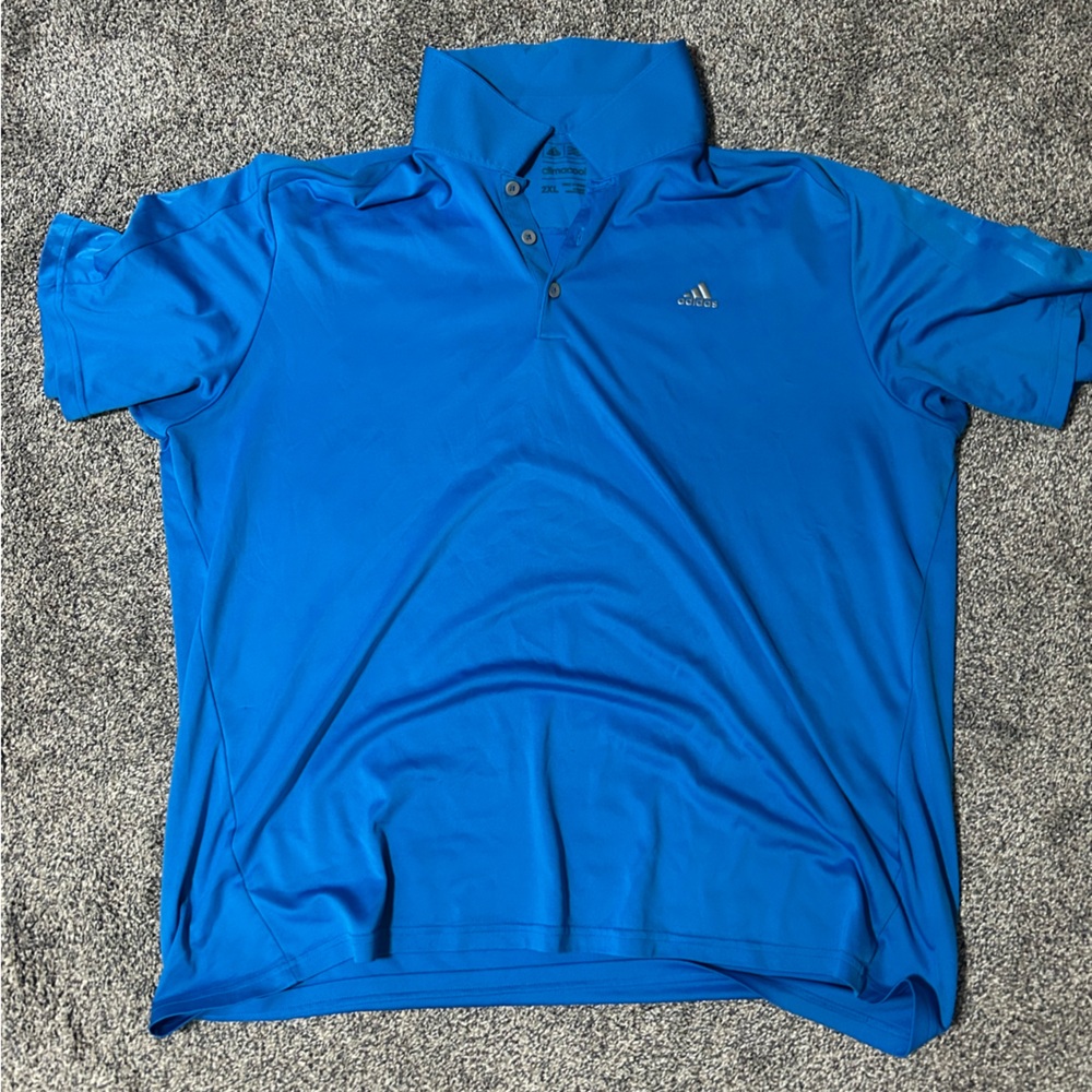 Adidas Men's Vibrant Blue Polo